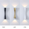 Modo Groothandel Decorar Interior Zwart Goud Aluminio Acryl Ijzer Woonkamer LED Moderne Wandlamp
