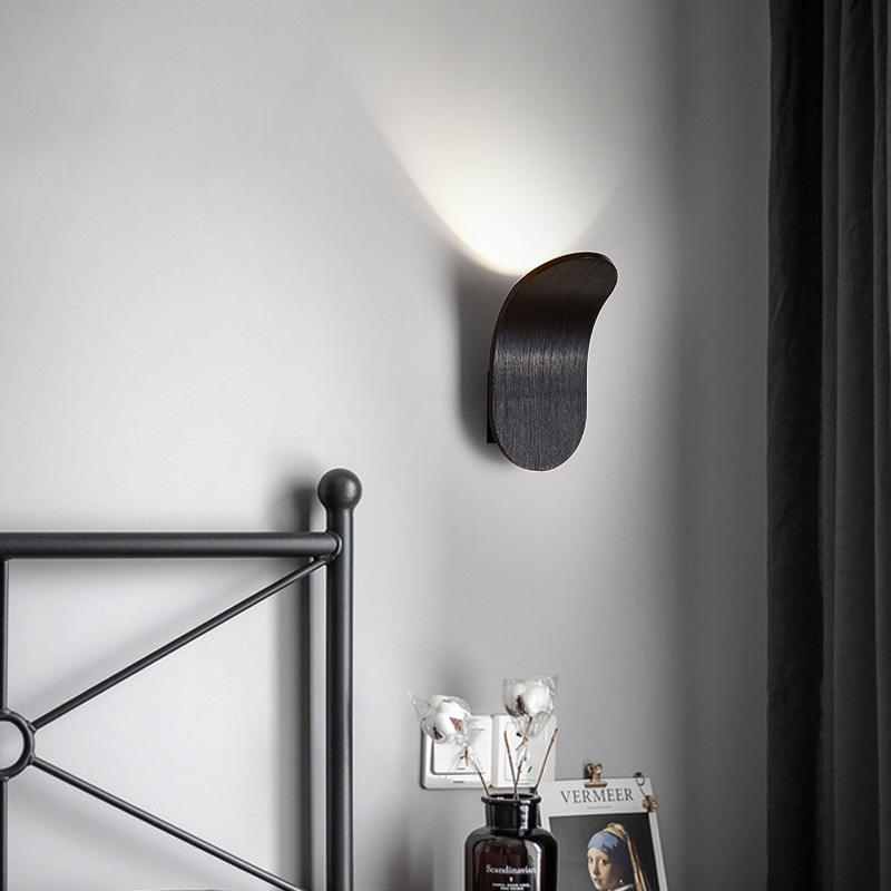 Art Deco Moderne Muur Led Light Up Down Binnenverlichting Aluminio Wandkandelaar Rgb Led Wandlampen met Afstandsbediening Wandl