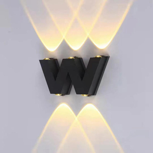 Iluminación led para montaje en pared para exteriores Apliques led modernos para exteriores Lámpara personalizable en privado