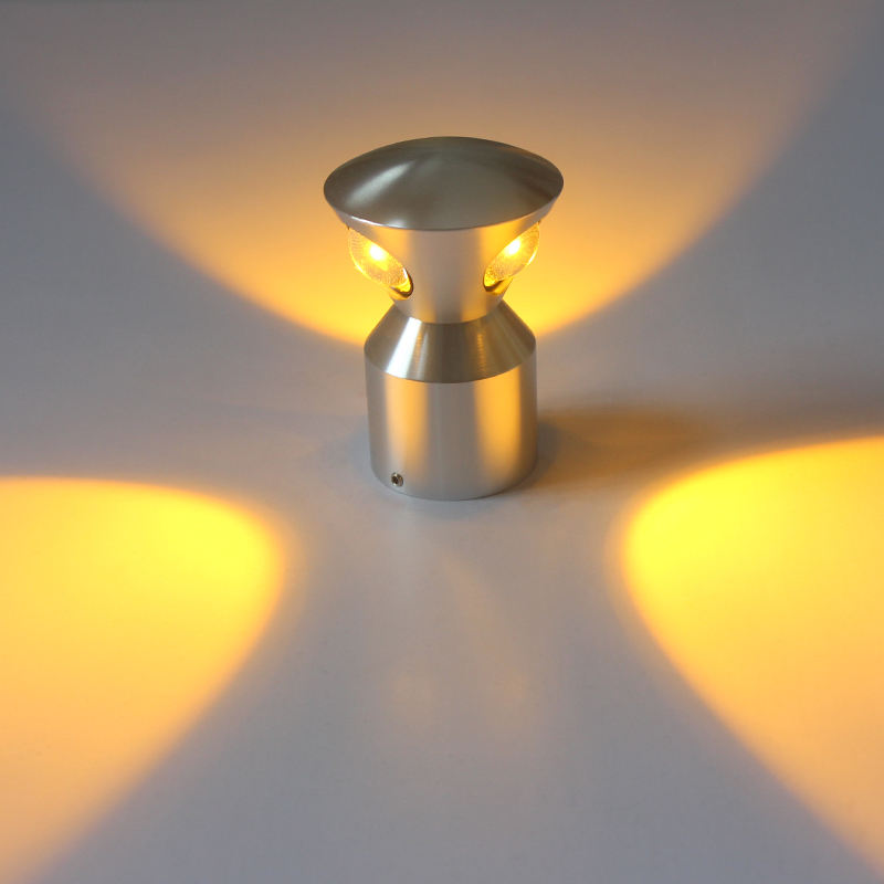 Lámpara decorativa de pared con forma de seta de 3w con luz led y luz nocturna para interiores