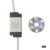Conductor plástico de la fuente de alimentación de la cáscara del panel LED del tablero del microprocesador del poder más elevado de la estrella de la luz del punto del bulbo de 24W LED