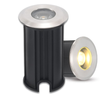 Luz enterrada Led 1w3w ancla de luz subacuática de acero inoxidable parque incrustado pared cuadrada esquina bajo el agua pequeña luz enterrada