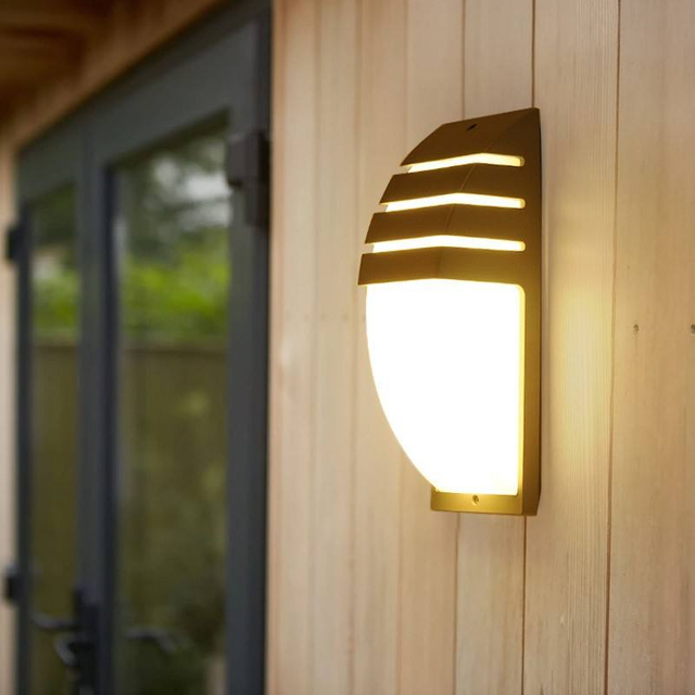 Luz LED de pared IP65, valla de jardín impermeable para exteriores, lámpara de pared de moda para interiores de aluminio para dormitorio, mesita de noche, sala de estar, escaleras