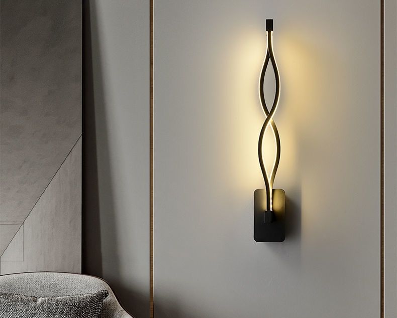 moderne stijl decoratieve woonkamer slaapkamer binnen wandlamp creativo aluminio interior nordic led wandlamp