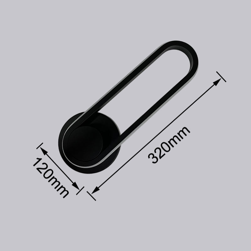 Lámpara de pared para cabecera de dormitorio, ángulo ajustable, iluminación LED para interiores, lámpara de pared tipo pista simple de aluminio