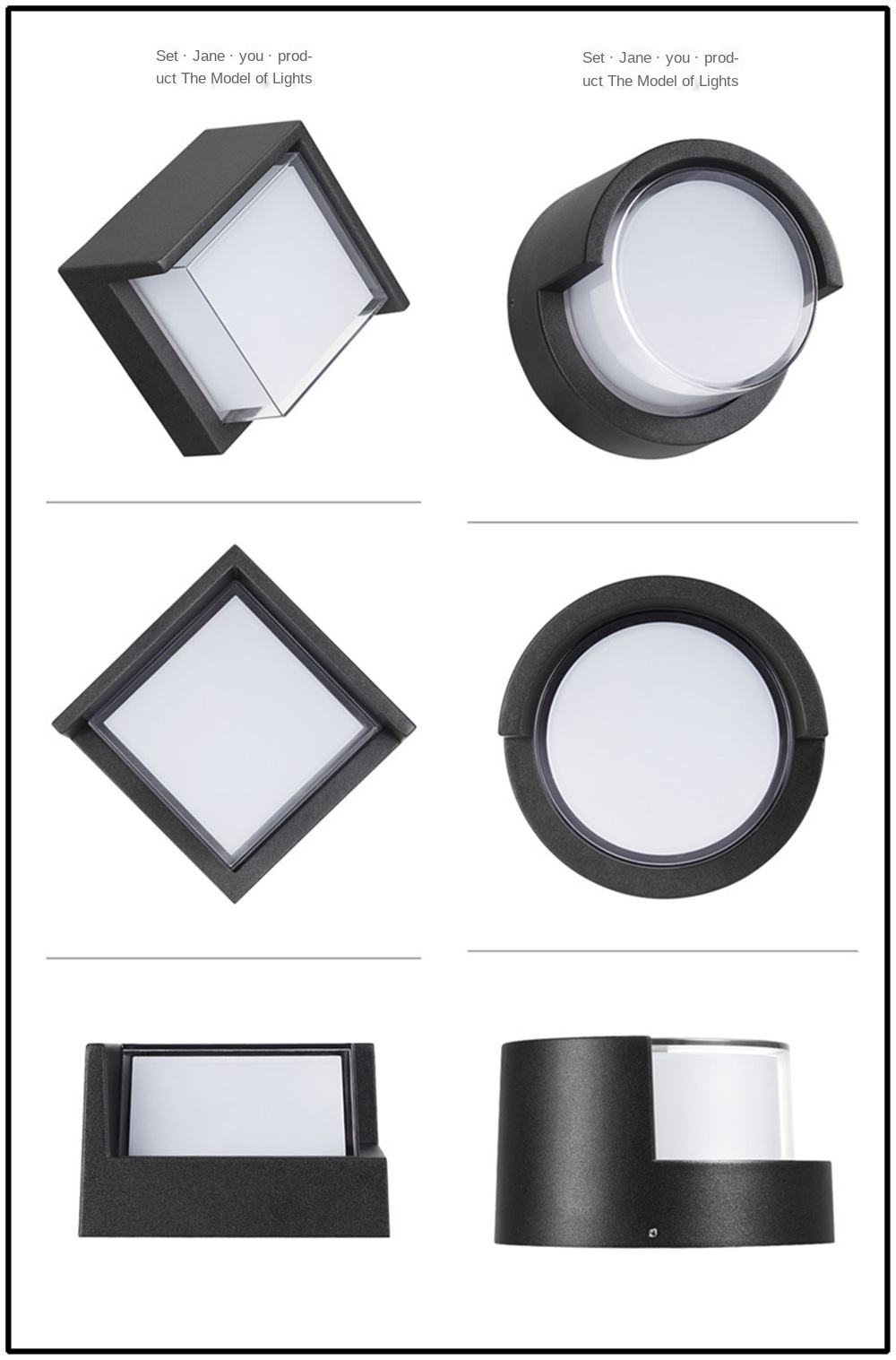 Lámparas de suministro directo Rgb Lámpara de pared para interiores Fabricantes de lámparas de pared para exteriores aplique negro para exteriores
