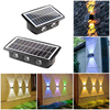 luz solar al aire libre led lámpara de luz de pared led con energía solar luz solar led al aire libre balcón impermeable luces solares de altura patio paisaje de la calle 