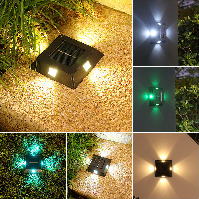 Luz Solar para jardín y césped para el hogar, impermeable para exteriores, IP65, Villa, patio, luz de paisaje, lámpara de suelo colorida para camino de calle