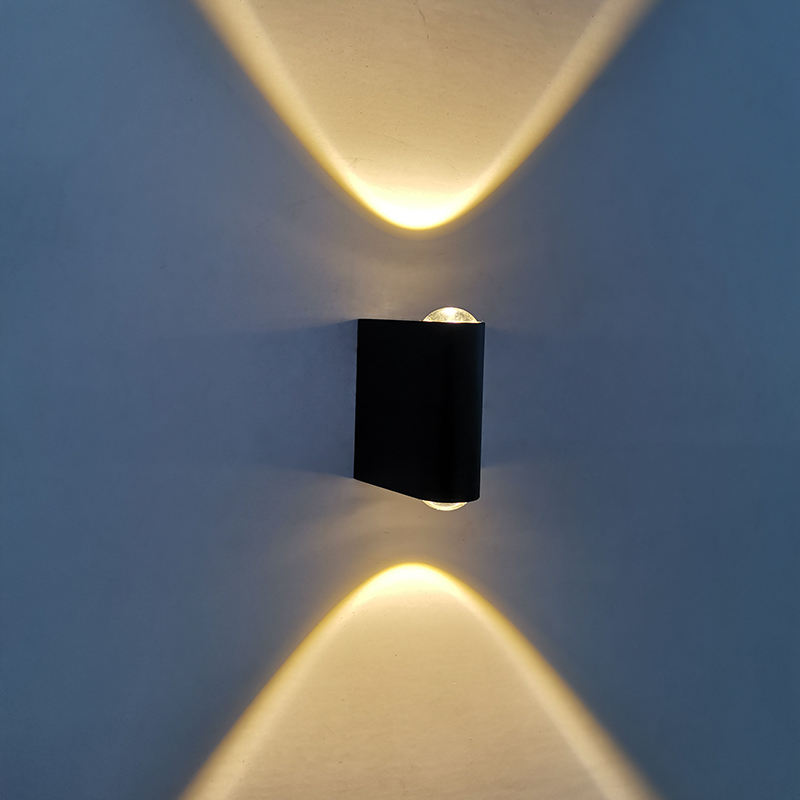 Lámpara de pared LED impermeable de alta calidad para exteriores de venta directa de fábrica, lámpara de escalera para pasillo de Hotel y Villa