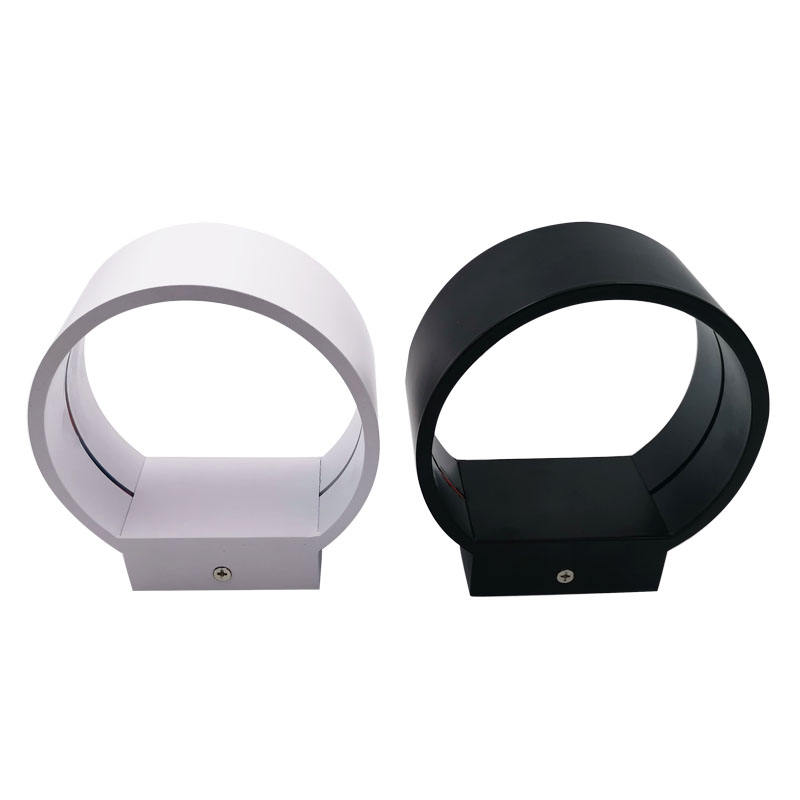 5W AC85-265V Luz de pared circular para interiores RGB con controlador para decoración de interiores Luces brillantes
