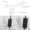 Enchufe europeo e27 cable de alimentación portalámparas con enchufe europeo interruptor de encendido/apagado VDE OEM 2.5A 250V mejor precio calidad para luz colgante