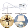 Interruptor de luz 301, el mejor precio, calidad para luz colgante, superventas, interruptor de doble botón, cable de enchufe europeo con 100% de seguridad