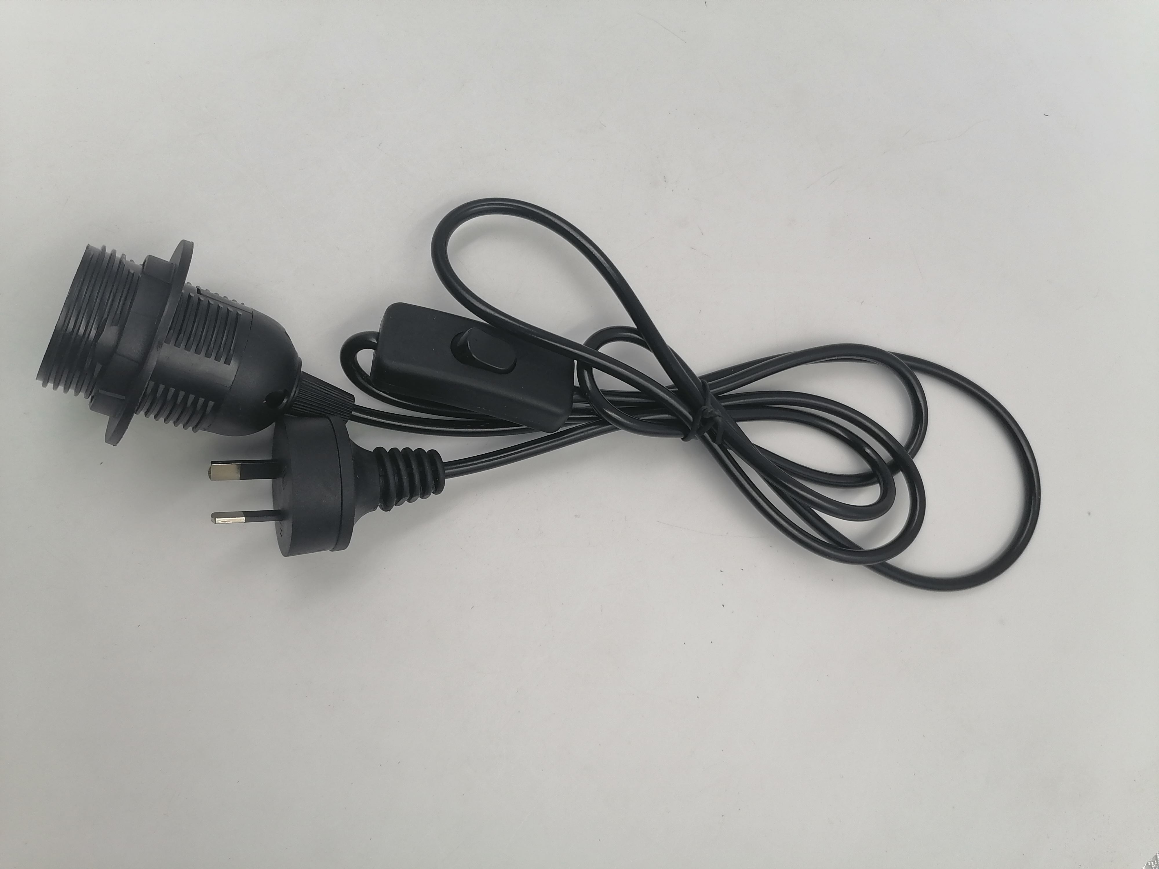 Enchufe AU Cable de línea de 1,8 m 303 Cable de alimentación de encendido y apagado para lámpara LED con extensión de Cable de interruptor de botón
