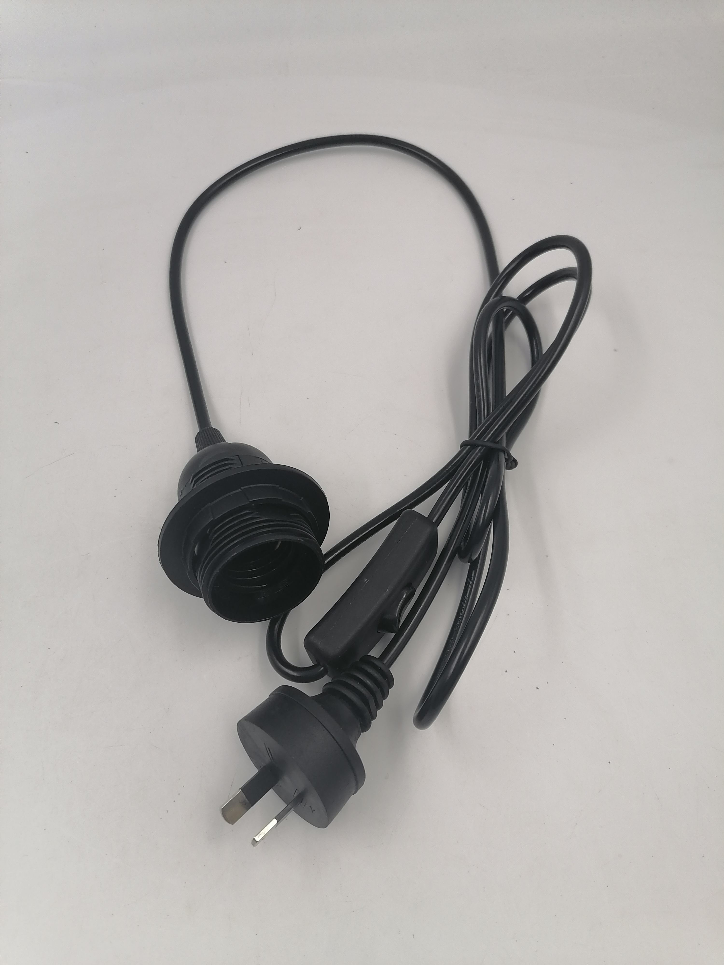 Enchufe AU Cable de línea de 1,8 m 303 Cable de alimentación de encendido y apagado para lámpara LED con extensión de Cable de interruptor de botón