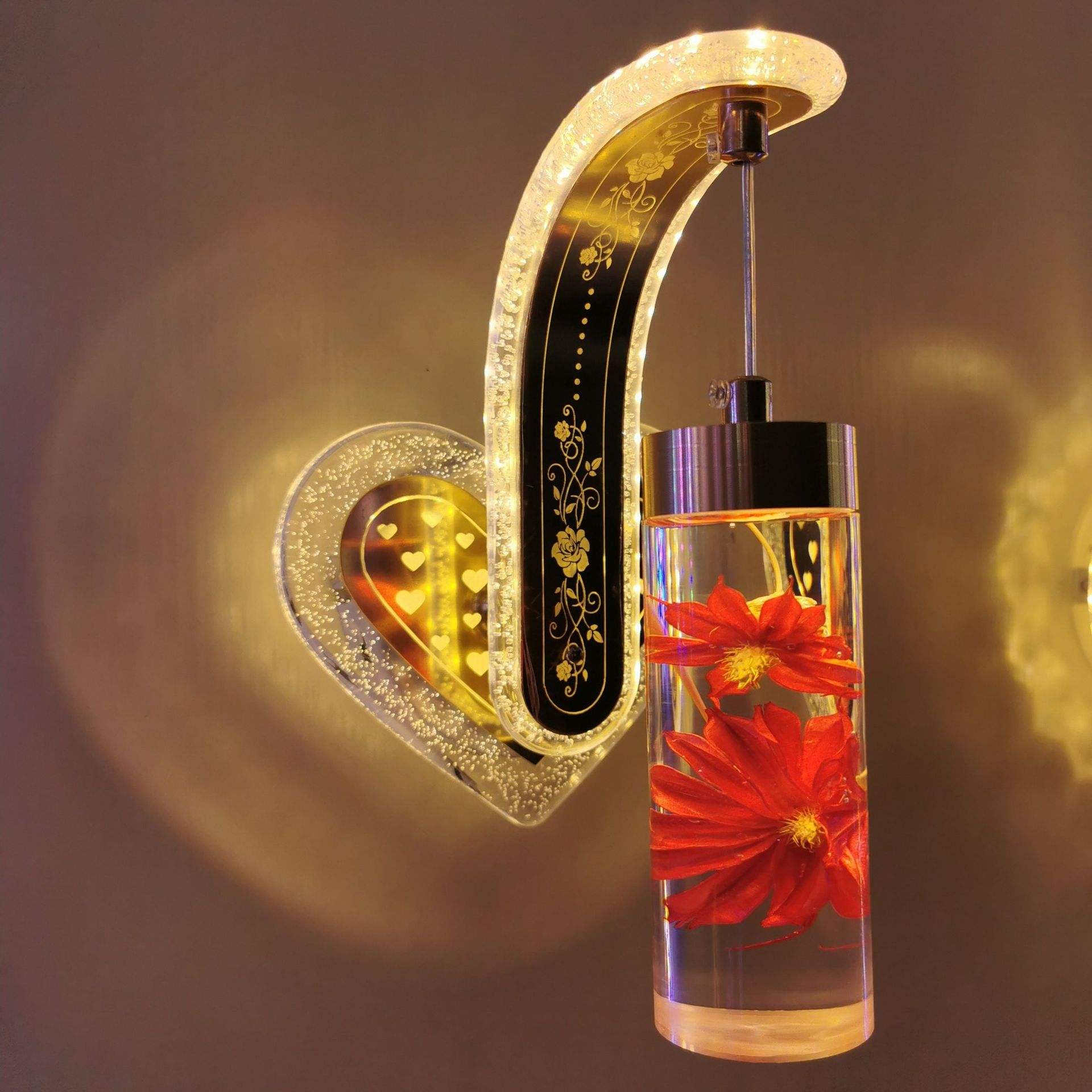 Lámpara de pared de cristal para sala de estar y dormitorio Simple, lámpara frontal para espejo, lámpara de maquillaje para baño, luces de pared, luces de decoración para el hogar, luz de espejo