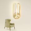 Lámpara de pared Led de 12W, iluminación interior, blanco cálido y frío, cubierta dorada de 4000K, lámparas de montaje en hierro de 330 grados, apliques decorativos De Pared HG
