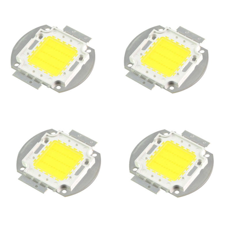 Real Full Watt 10W 20W 30W 50W 100w Chips de lámpara LED COB de alta potencia Bombilla con controlador LED para reflector DIY Spot light Lawn