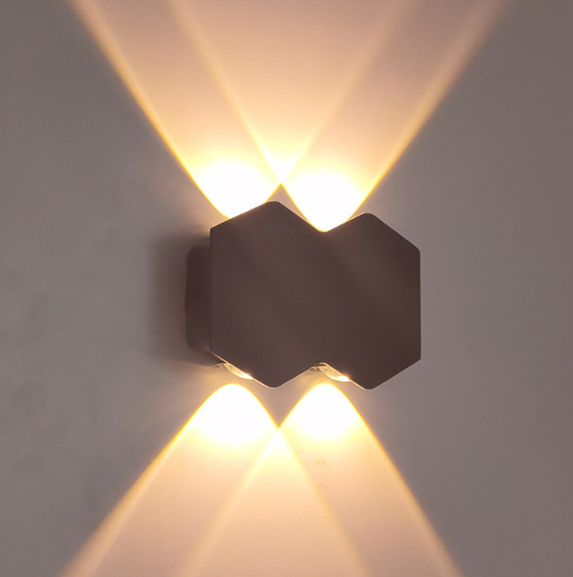 Lámpara de pared con personalidad nórdica, Fondo de sala de estar Led Simple, lámpara de pared redonda, iluminación de pasillo de Hotel, forma de diamante
