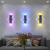 Lámpara de mariposa doble de 2W y 6W para decoración de interiores, lámpara de pared, lámpara de noche pequeña única para decoración de sala de estar de Hotel