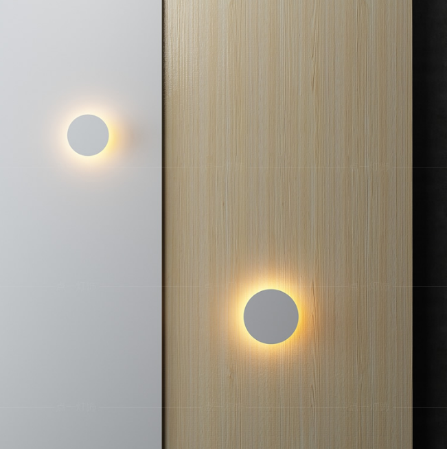 Gran oferta 2023, lámpara de pared LED para interiores, lámpara de pared decorativa de forma redonda para pasillo montado en la pared