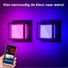 10W TUYA APP iluminación acrílico impermeable aplique de pared para decoración de jardín con precio de fábrica para iluminación de sala de estar