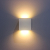 Cubo CoB 6W LED arriba abajo aplique de pared AC85-265V dormitorio cabecera cubo pared luz interior aluminio decoración accesorio de iluminación