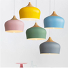 Candelabro de comedor nórdico, luces de techo colgantes, luces de techo empotradas led creativas, estudio de dormitorio, sala de estar, lámpara de barra de color Macaron, lámpara de araña de interior