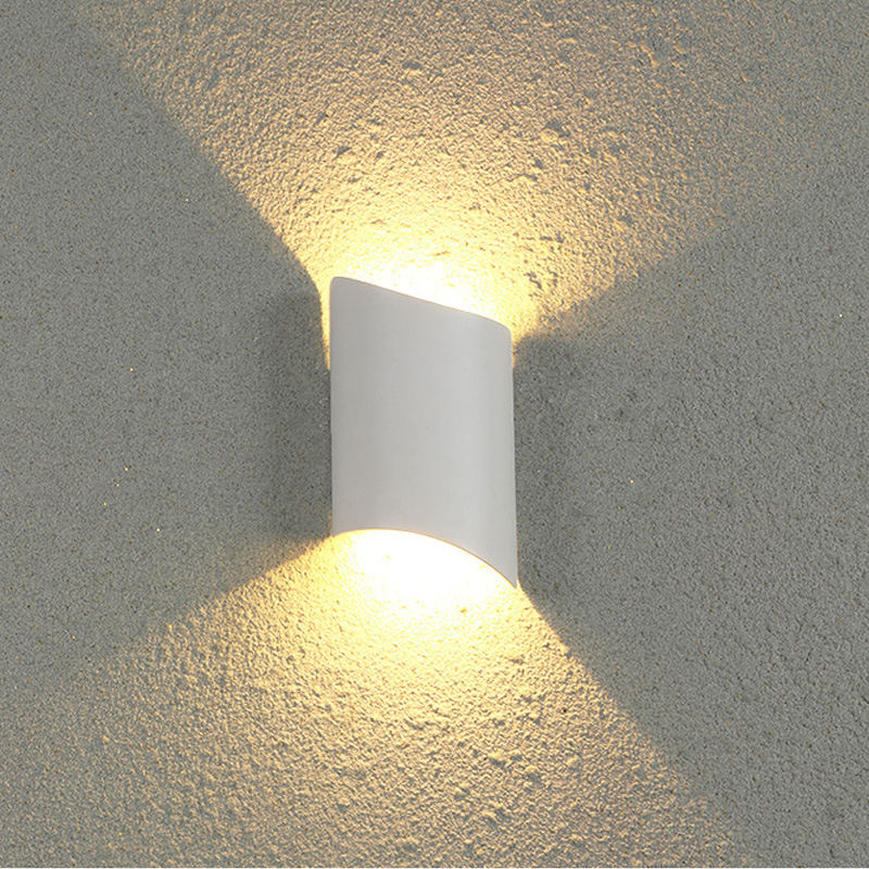 Lámpara Led moderna impermeable de 12w IP65, lámpara de pared de azulejo y luz nocturna decorativa, luces de pared para interiores y exteriores de aluminio 
