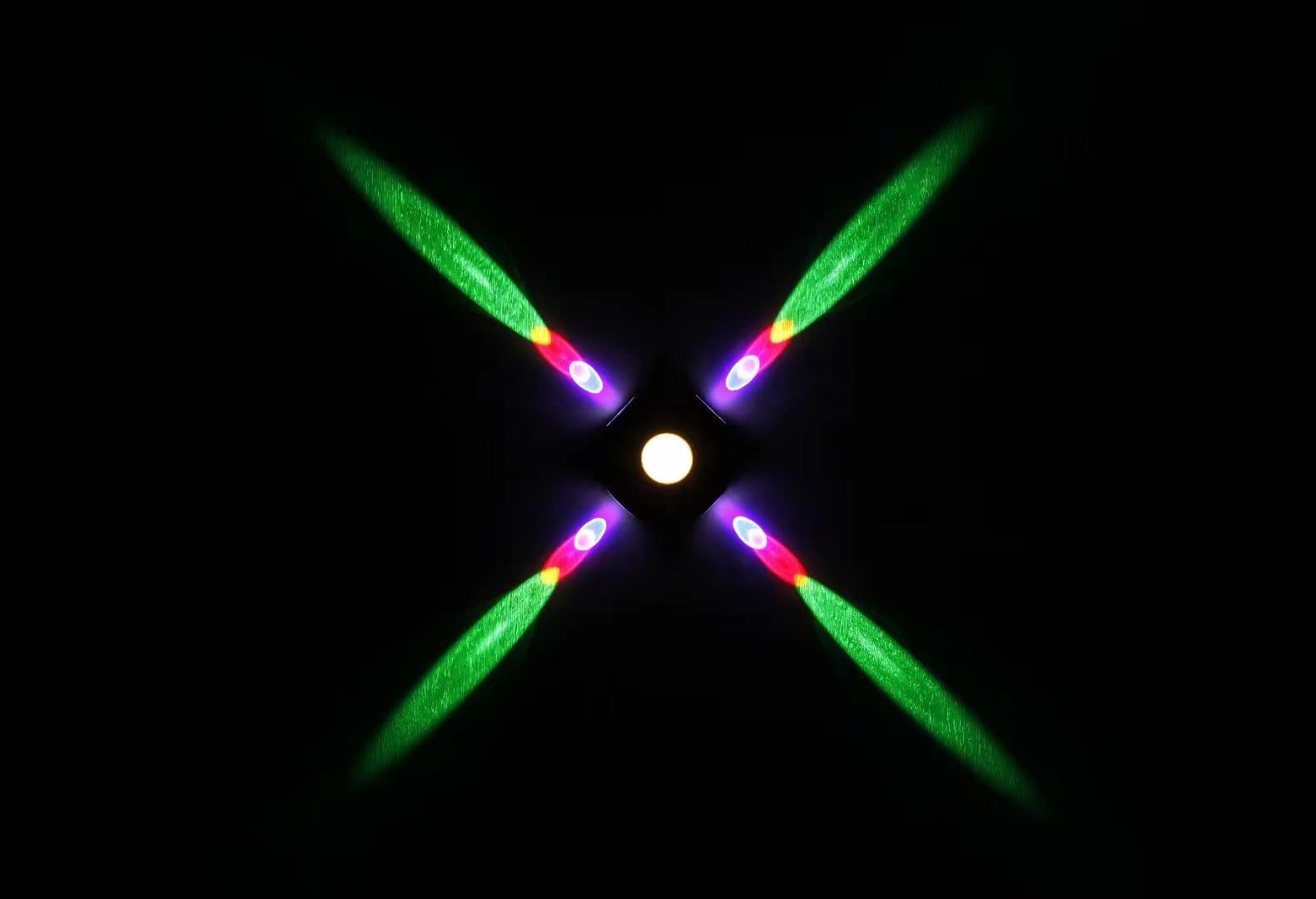 Lámpara de pared minimalista con ondas LED para exteriores montada en superficie, resistente al agua, IP65, 85 ~ 265V, lámpara de pared minimalista para camino, calle, porche