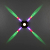 Lámpara de pared minimalista con ondas LED para exteriores montada en superficie, resistente al agua, IP65, 85 ~ 265V, lámpara de pared minimalista para camino, calle, porche