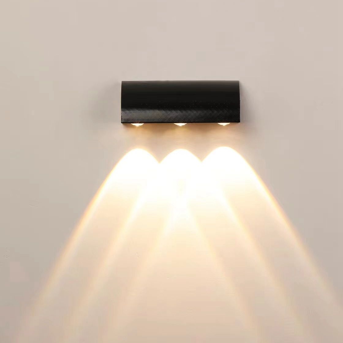Lámpara de pared LED impermeable para exteriores, sencilla y moderna, lámparas de patio, lámpara de puerta, terraza, balcón, jardín, luz de pared, precio de fábrica