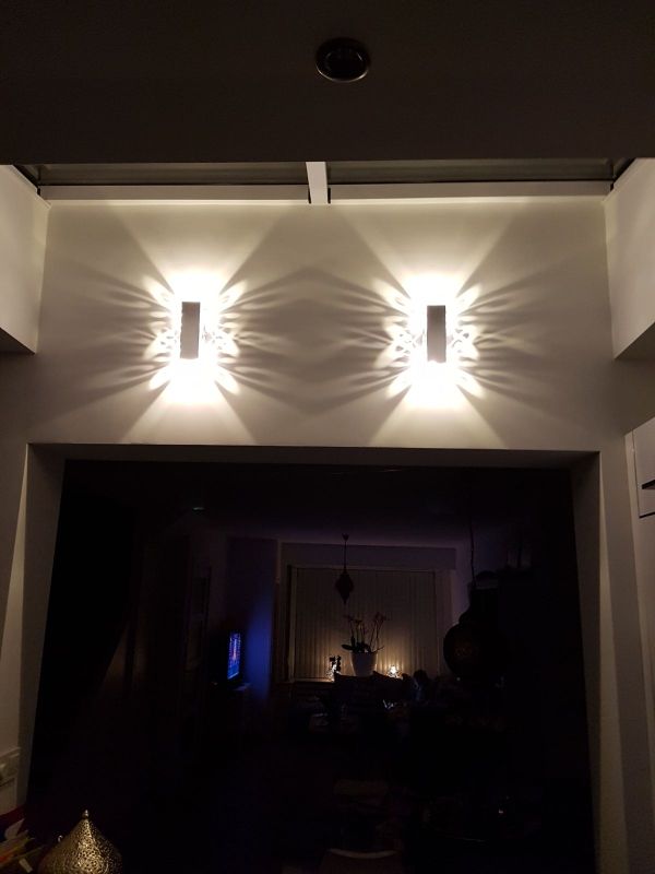 Lámpara Led decorativa de pared de mariposa doble y luz nocturna para interiores