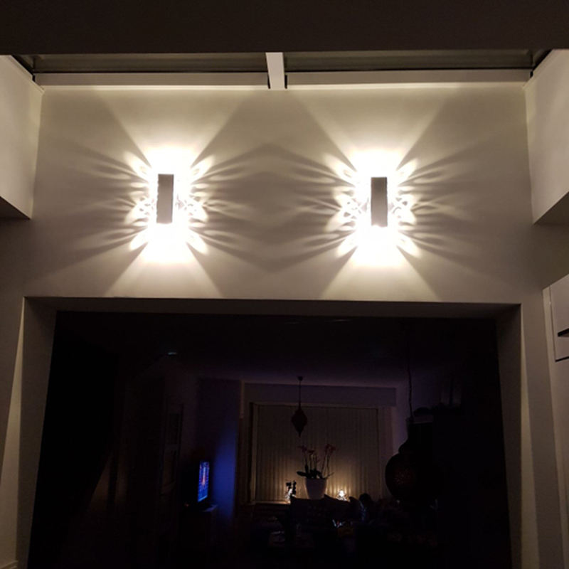 Lámpara Led decorativa de pared de mariposa doble y luz nocturna para interiores
