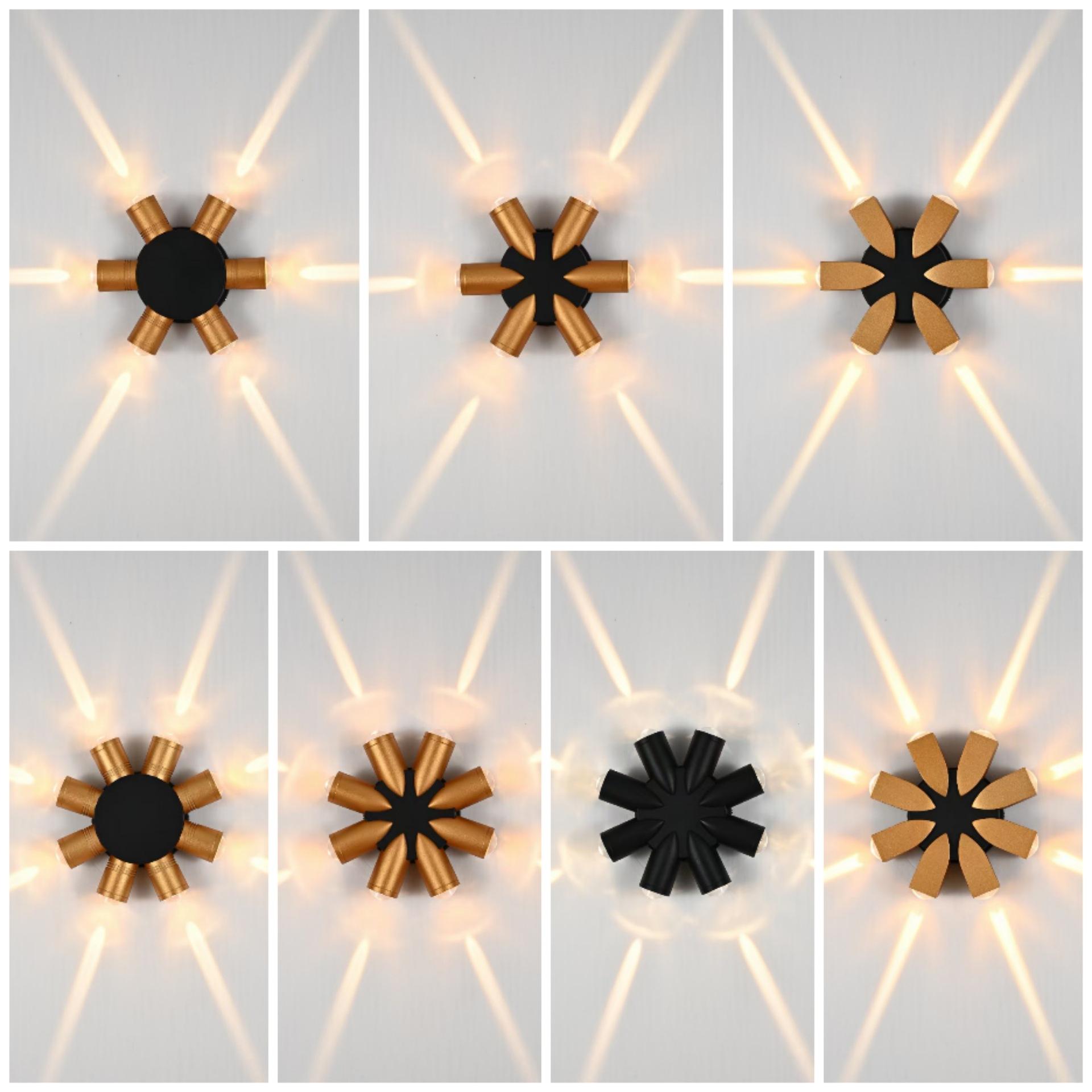 Moderna, sencilla, creativa, para exteriores, impermeable, lámpara de pared LED, lámparas de patio, lámpara de puerta, terraza, balcón, luz de pared