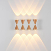 Lámpara de pared de jardín impermeable IP65 LED Lámpara de pared interior y exterior decorativa