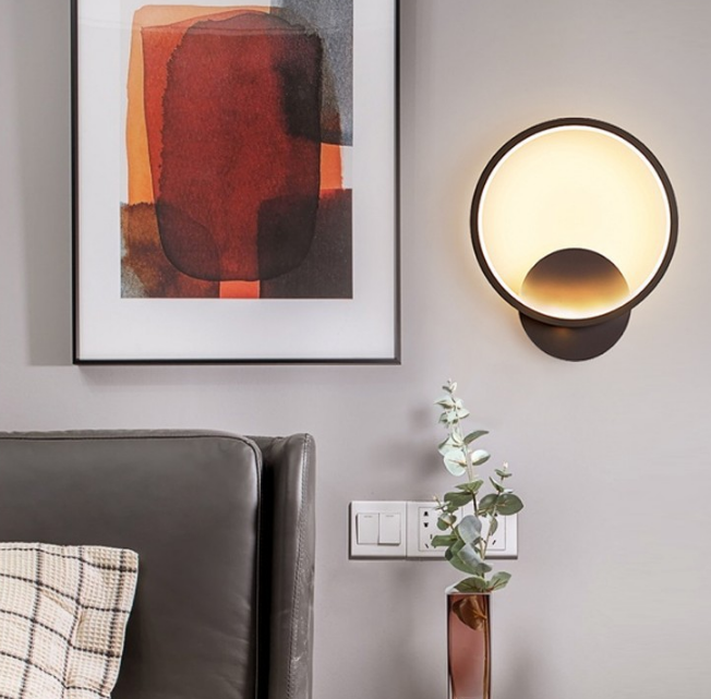 Lámpara LED nórdica de pared para sala de estar, dormitorio, cabecera, porche, pasillo, restaurante, escalera, balcón, lámpara de pared, lámparas de salón de belleza