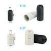 Cable de alimentación de 1,8 m con atenuador, interruptor de encendido y apagado, Clip de Metal E14 E27, Base de lámpara, soporte de lámpara colgante, Cable de enchufe para lámpara de roca salada