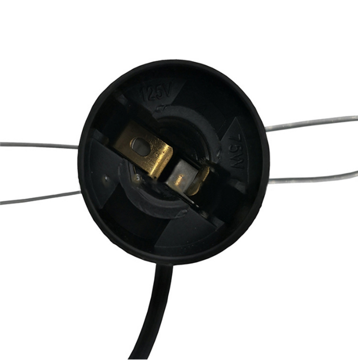 Cable de alimentación de 1,8 m con atenuador, interruptor de encendido y apagado, Clip de Metal E14 E27, Base de lámpara, soporte de lámpara colgante, Cable de enchufe para luz de roca salada