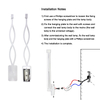 21W LED Wandspot Smart 2.4G Stepless oscurecimiento de tres colores para habitaciones interiores Luz de pared de aluminio con precio al por mayor