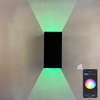 Lámpara de pared RGBW que cambia de Color, LED regulable para cabecera, iluminación ambiental IP65, candelabro de pared, aplicación Tuya, WIFI, Control, fiesta, decoración interior