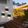 Luz Led moderna, lámpara de pared impermeable cúbica de 120mm y luz nocturna decorativa para exteriores para el hogar y el jardín, precio barato