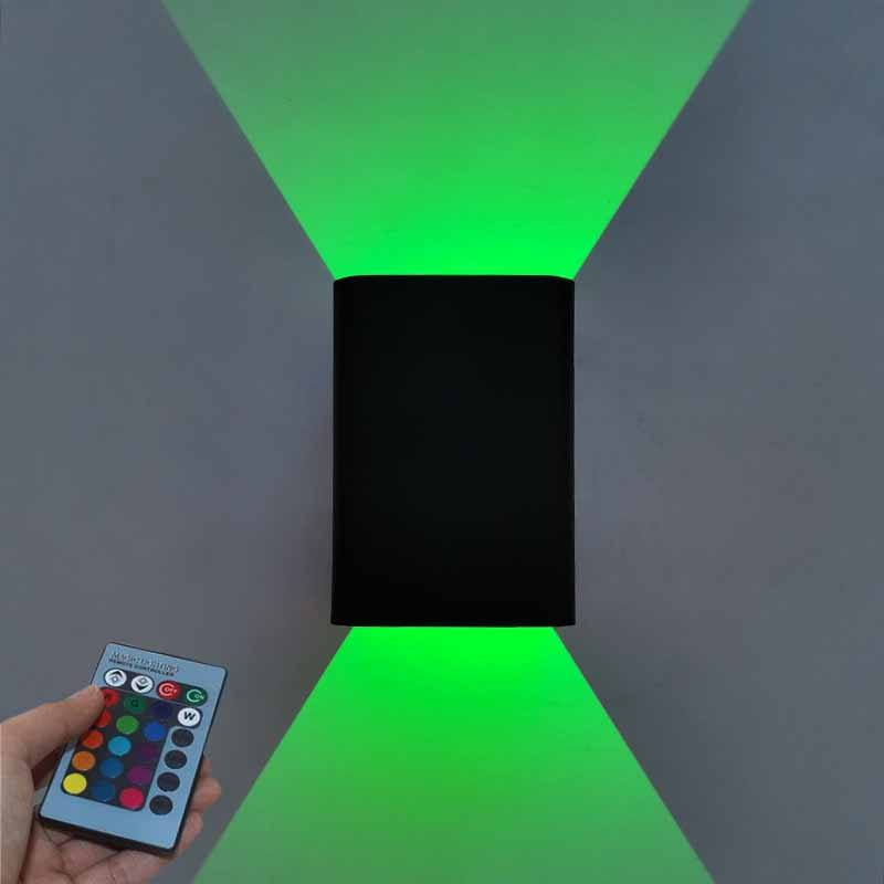 Moderno 5W LED Arriba Abajo Lámpara de pared RGB Dormitorio Cabecera