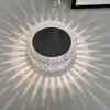 Lámpara de escritorio regulable táctil lámpara de mesa led lámpara de mesa de control táctil carga de cristal tira LED lámpara rosa proyector romántico lámpara de noche de 16 colores