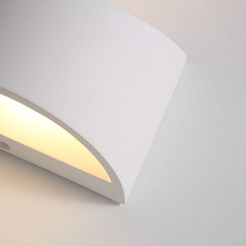 Nueva lámpara colgante de pared, cabecera moderna, luz montada en la pared, decoración de níquel cepillado, luz de pared USB para Hotel, curva de Metal, luminosa personalizada