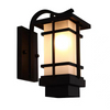 Luz solar de pared para exteriores Draadloze Wandlamp Luz de jardín impermeable Nuevo estilo chino Balcón de estilo japonés Puerta de pared exterior