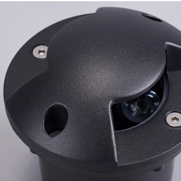 Lámpara enterrada de transmisión de luz lateral, lámpara de pie LED integrada, foco de luz de inundación impermeable para exteriores