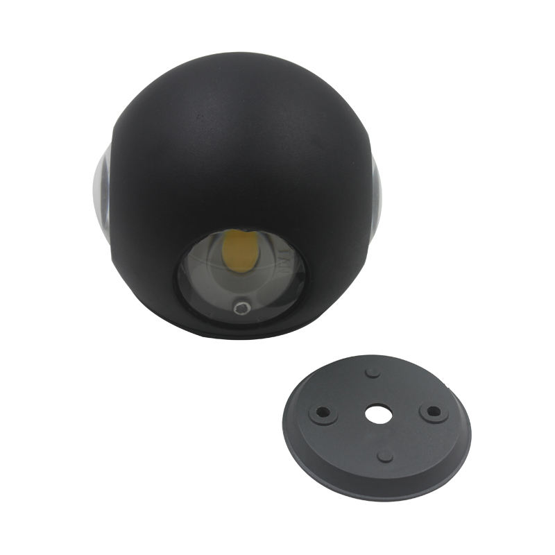 6W 12W AC-85-265V RC interior al aire libre hotel hogar oficina decoración LED lámpara de pared accesorio de iluminación hogar soporte de pared lámpara