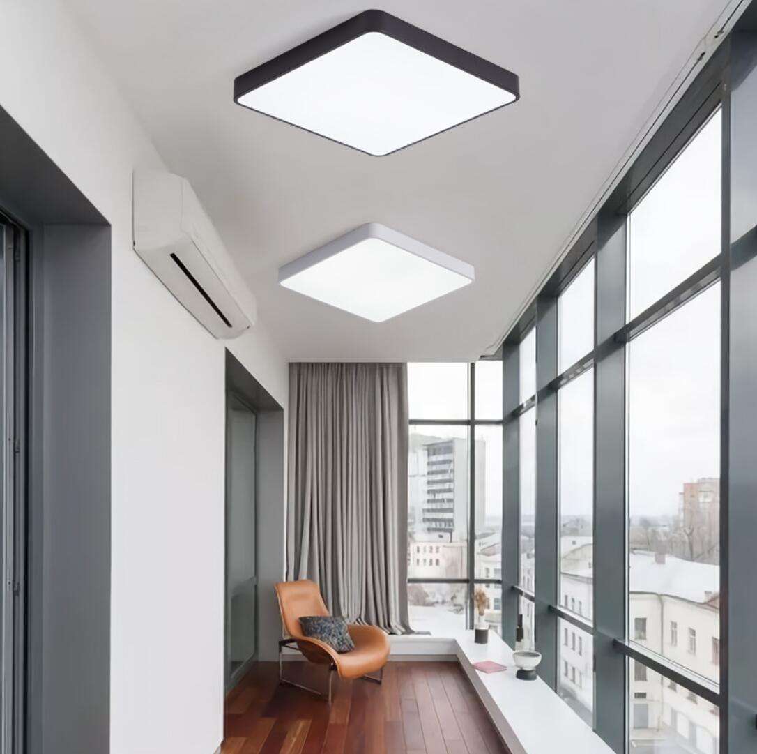 Luces de techo LED Lámparas de techo LED ultrafinas Panel de luz moderno 30W 50W 72W Downlights para sala de estar Dormitorio Cocina Hogar