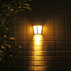 Lámpara de pared activada impermeable para exteriores de fábrica, luz de pared Solar Led, Sensor de movimiento, luces de jardín para patio, iluminación exterior