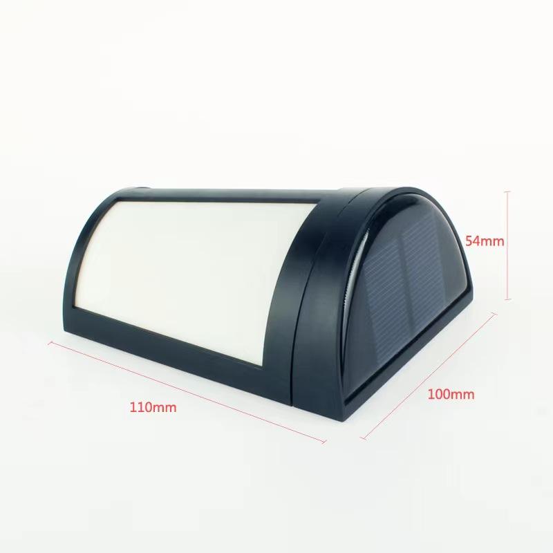 Lámpara de pared activada impermeable para exteriores de fábrica, luz de pared Solar Led, Sensor de movimiento, luces de jardín para patio, iluminación exterior